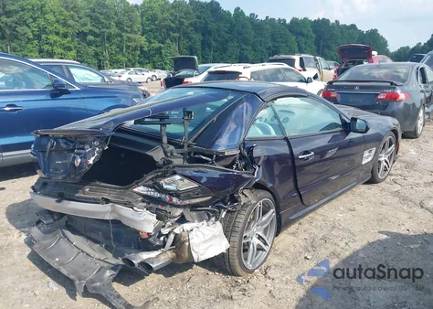 2009 Mercedes-Benz Sl 63 Amg из США, поврежденный, VIN WDBSK70F49F146572